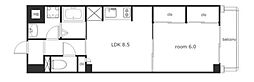 センチュリーパーク野田 1LDKの間取図画像