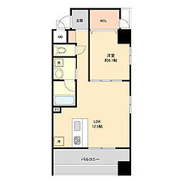 Starheights3 1LDKの間取図画像