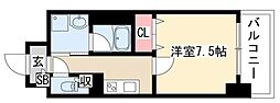 ラルーチェ泉 1Kの間取図画像