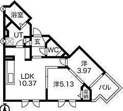 物件の間取り