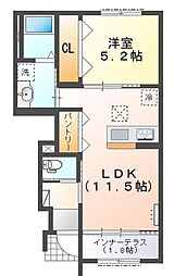 Faure(フォーレ) 1LDKの間取図画像