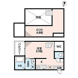 サクセスパートナー ワンルームの間取図画像