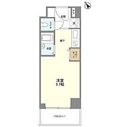 ディオケネス ワンルームの間取図画像