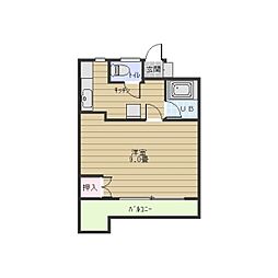 ラ・ステージ青山 1Kの間取図画像