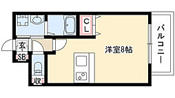 プレサンス新栄デコール ワンルームの間取図画像