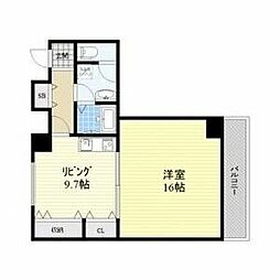 ヒルトップハウス 1LDKの間取図画像