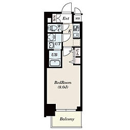 S-RESIDENCE堀田駅前 1Kの間取図画像
