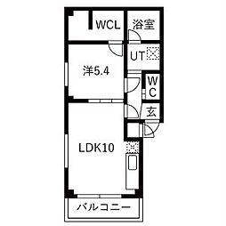 CasaFelice 1LDKの間取図画像