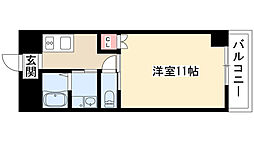 グランダール吹上 1Kの間取図画像