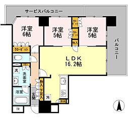 プレミスト泉レジデンス 3LDKの間取図画像
