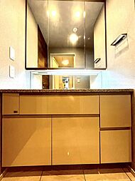 日常使う場所だからこそ、機能性と収納力を兼ね備えた洗面台を採用です。毎日の朝の支度が楽しみになりますね。