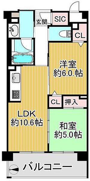 間取りを拡大表示