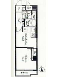 キャッスルマンション西新宿の間取図画像
