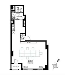 トーア新富マンションの間取図画像