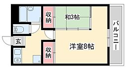 ラ・フェスタ加東 1LKの間取図画像