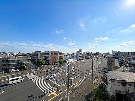 5階から望む、開放的なパノラマ眺望！