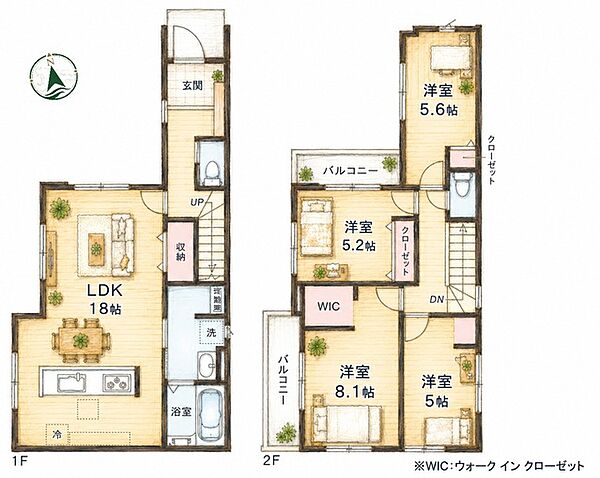 間取りを拡大表示