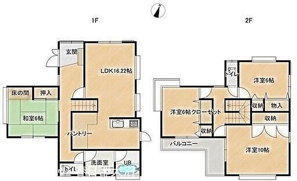 間取りを拡大表示