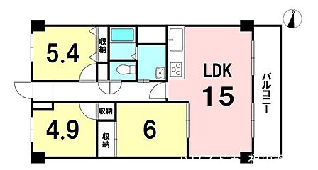 3LDK 間取り