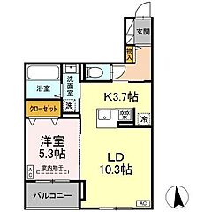 物件の間取り