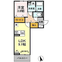 物件の間取り
