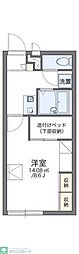 レオパレス太勇2 1Kの間取図画像