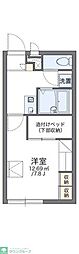 レオパレスエスポワール3 1Kの間取図画像