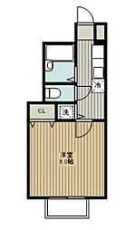 ART弥生町ヒルズ 1Kの間取図画像