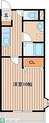 RESIDENZ・S.S. 1Kの間取図画像