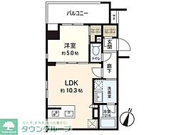 ブランシエラ仙台春日町 1LDKの間取図画像