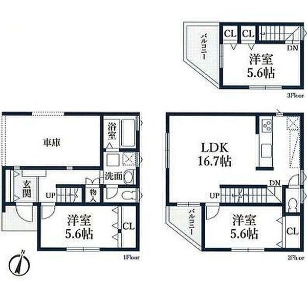 間取りを拡大表示