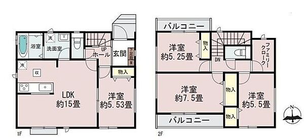 間取りを拡大表示