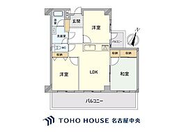 エスポア一社2 3LDKの間取図画像