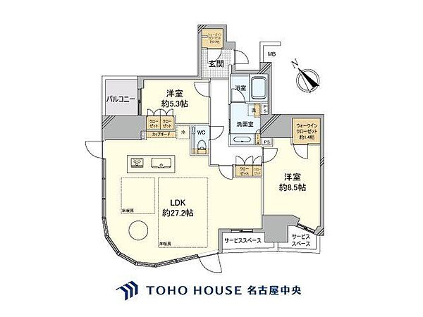 間取りを拡大表示