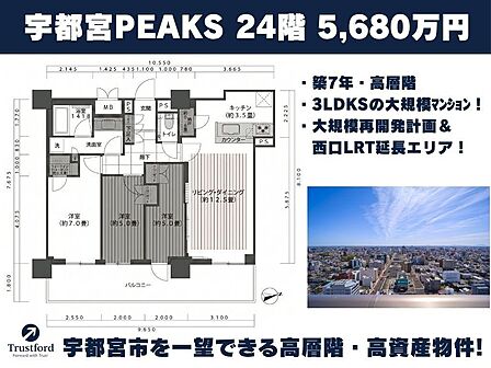 3SLDK 間取り
