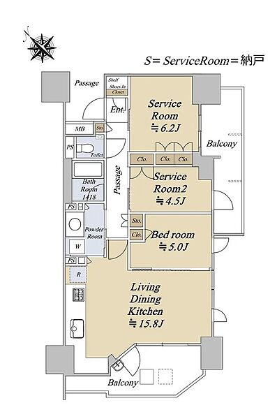 間取りを拡大表示