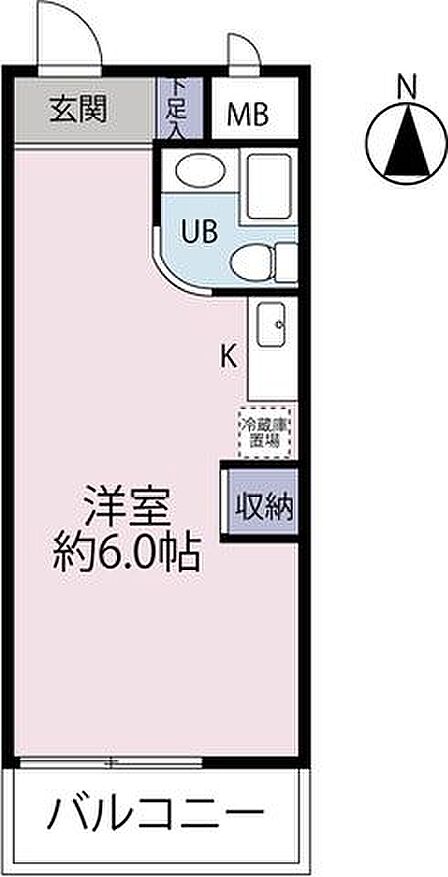 1R 間取り