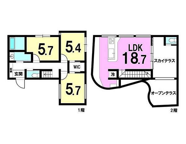 間取りを拡大表示