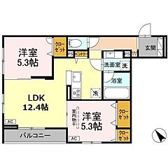 物件の間取り