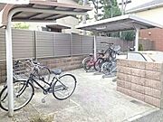駐輪場まで0m