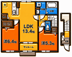 物件の間取り