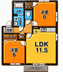 物件の間取り