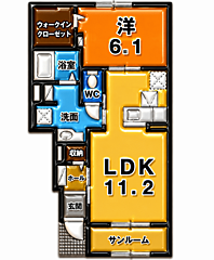 物件の間取り