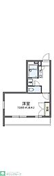 レオパレスリバティ・タカ 1Kの間取図画像