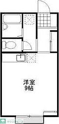 シャンブル宗高 ワンルームの間取図画像