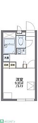 レオパレスKMY前橋 1Kの間取図画像