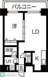 アーバンポイント高崎 1LDKの間取図画像