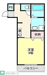 GRoVeHoUse 1Kの間取図画像