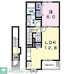 メゾンドジュネス 1LDKの間取図画像