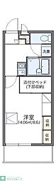 レオパレスよしけん3 1Kの間取図画像
